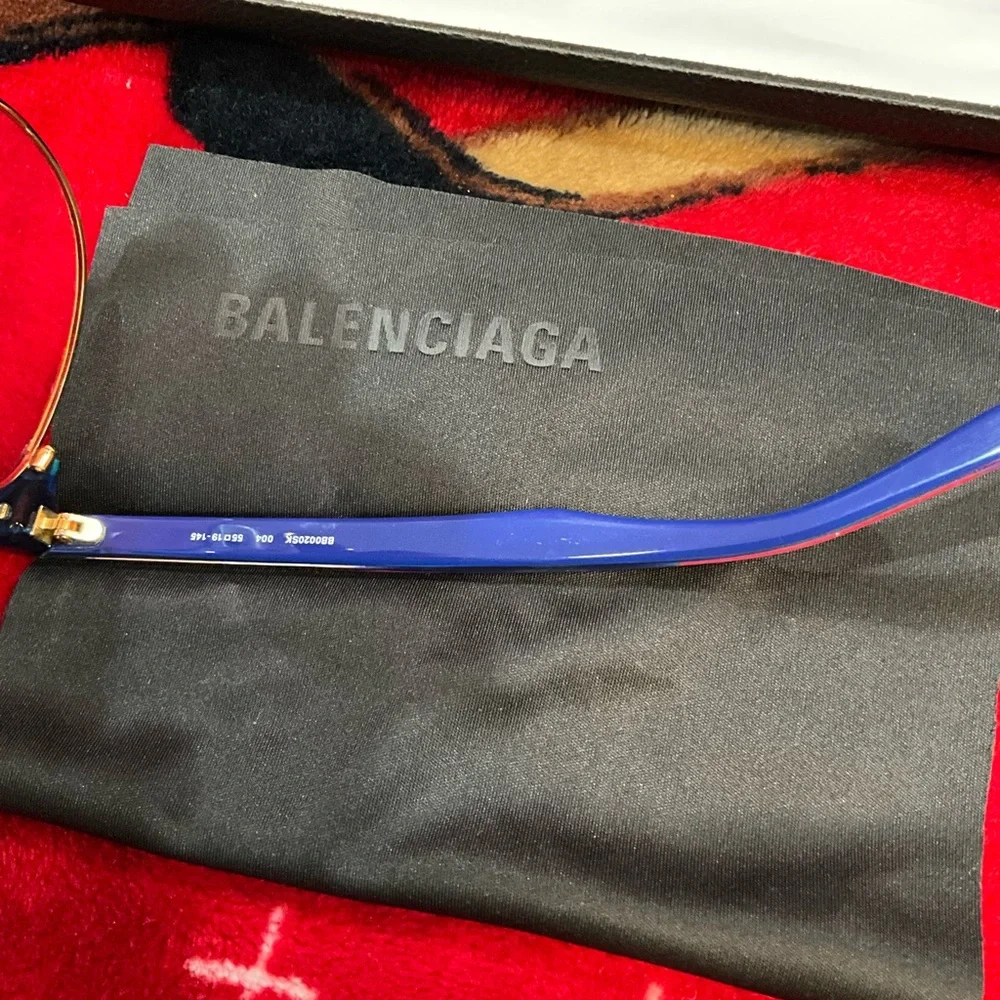 Balenciaga BB0020SK sunglasses in a multi-color frame in excellent condition.